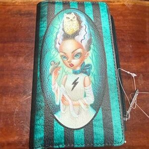 SpookyVille critters bride of Frankenstein wallet new